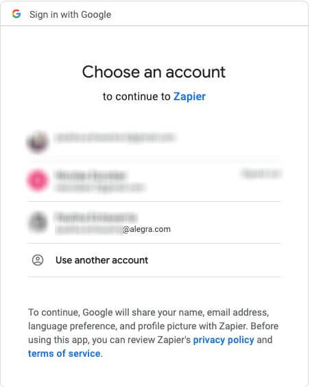 Sign in Google Accounts