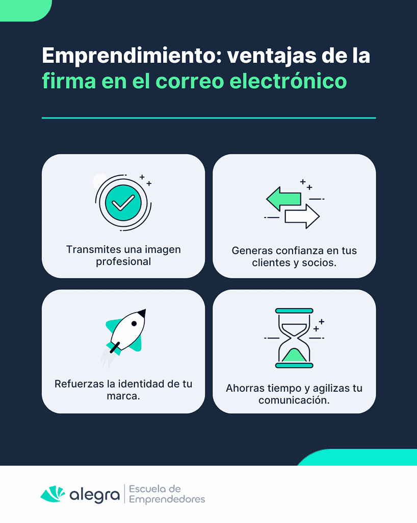 crear una firma de correo electrónico