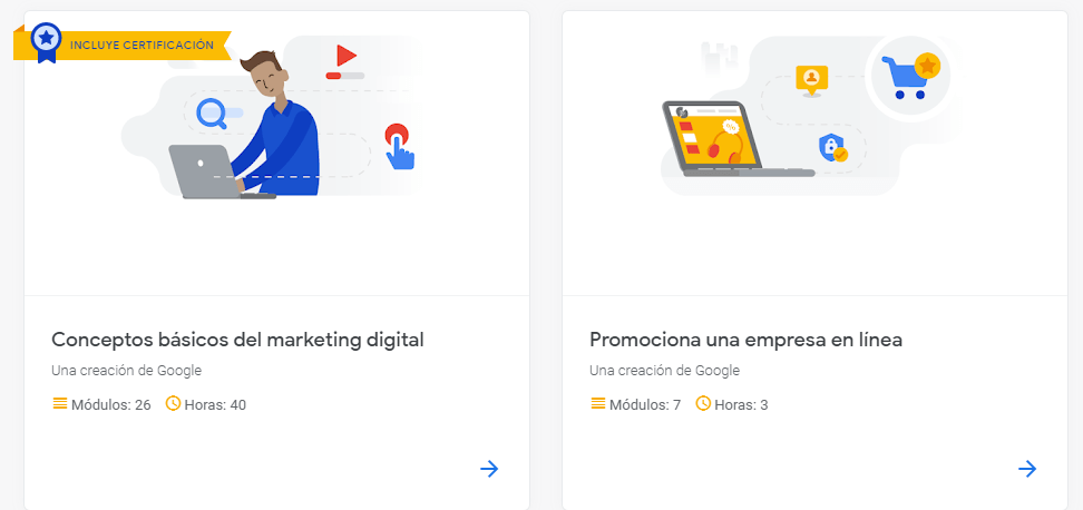 ¿Qué conocimientos son necesarios para darle visibilidad a una tienda en línea? 2 GOOGLE garage digital 1